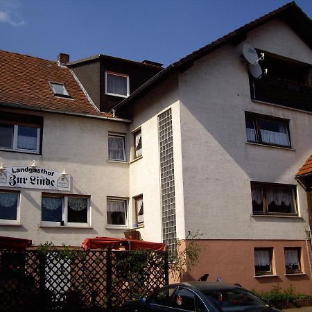 Hotel Landgasthof Zur Linde Munchhausen Exterior foto